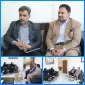 دیدار نوروزی رئیس دانشگاه آقای دکتر عبدالله پور به همراه همکاران مرکز با آقای رحیمی رئیس شورای شهر رفسنجان